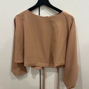 Elegant Tan Women's Top